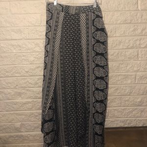 Elan flare pants with thigh split